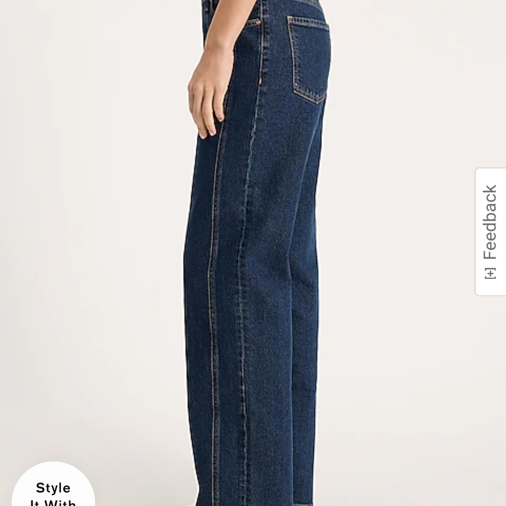 Express Low Rise Straight Jeans - Picture 3 of 8